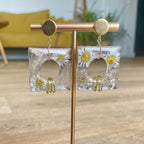◐ Boucles d’oreilles Éclipse - Dorées