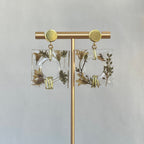 ◐ Boucles d’oreilles Éclipse - Dorées