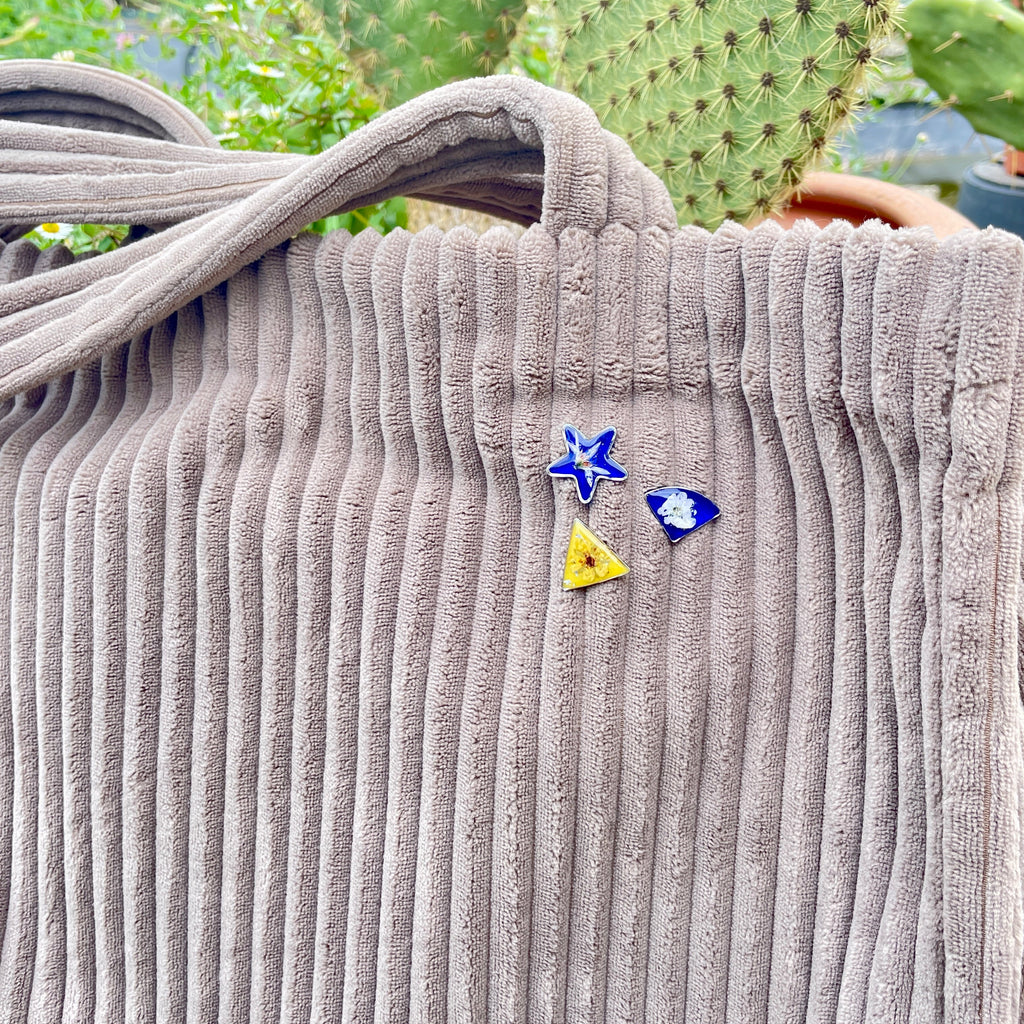 Pin’s botaniques Argentés – Collection Chroma