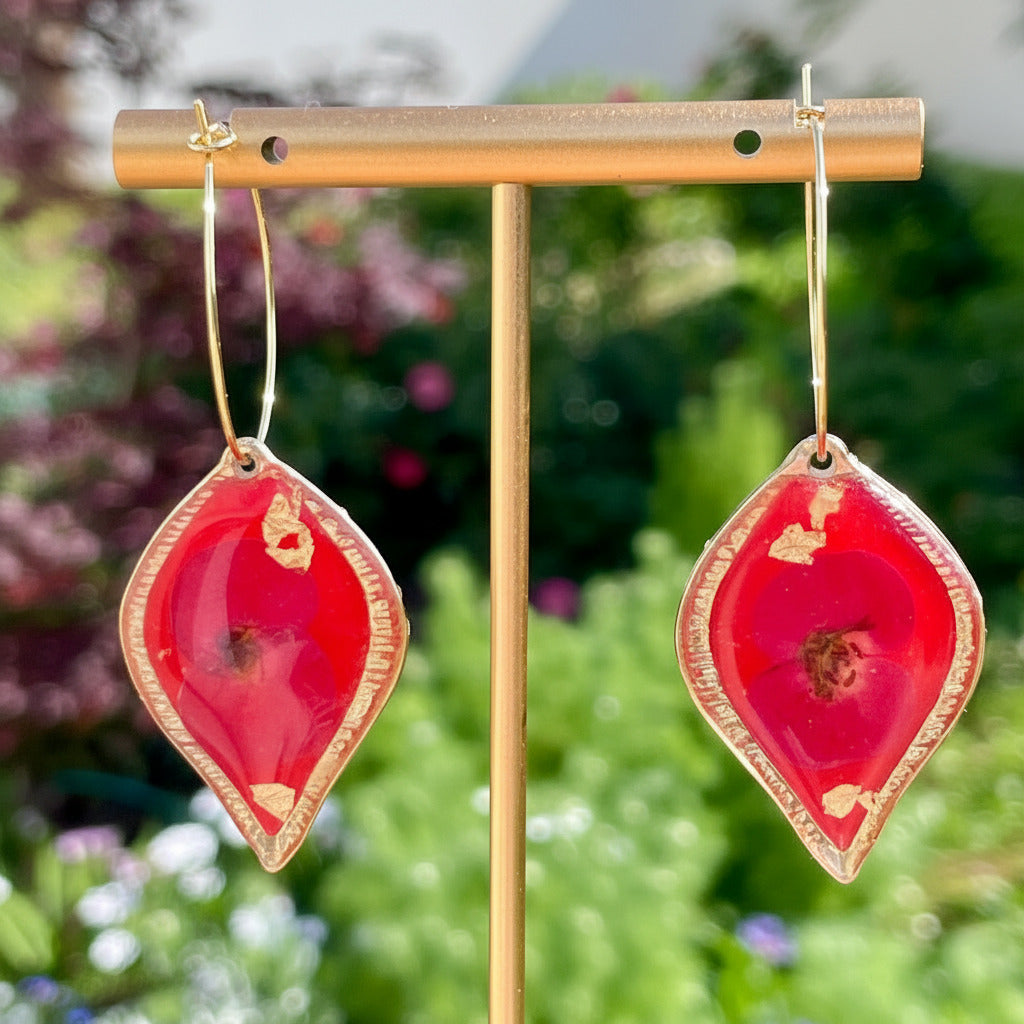 Boucles d'oreilles Halo Goutte - Collection Chroma