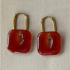 Créoles & Pampilles interchangeables - Carrés - Collection Chroma