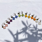 Boucles d'oreilles Eclat Bronze Carré - Collection Chroma