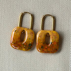 Créoles & Pampilles interchangeables - Carrés - Collection Chroma