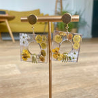 ◐ Boucles d’oreilles Éclipse - Dorées