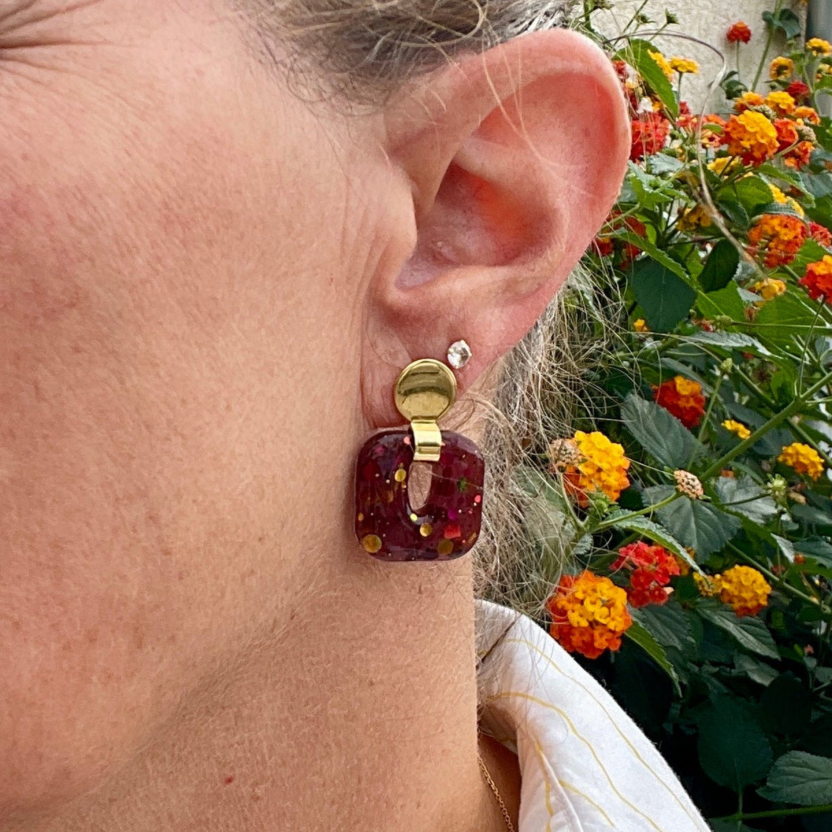 Boucles d’oreilles  Constellation