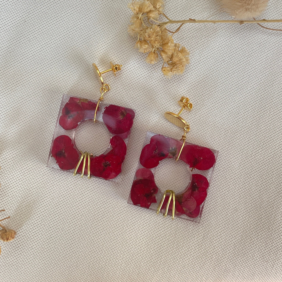 ◐ Boucles d’oreilles Éclipse - Dorées
