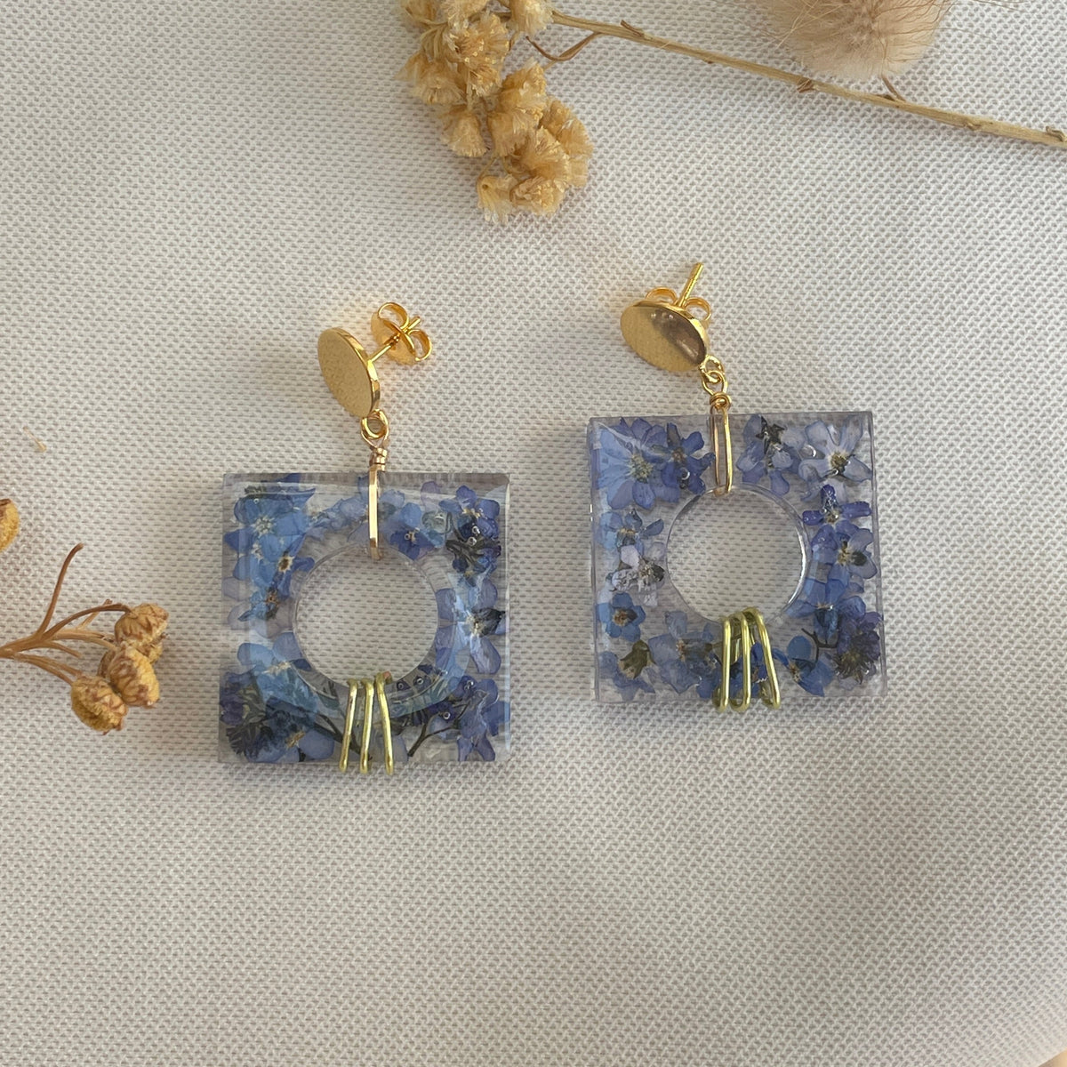 ◐ Boucles d’oreilles Éclipse - Dorées
