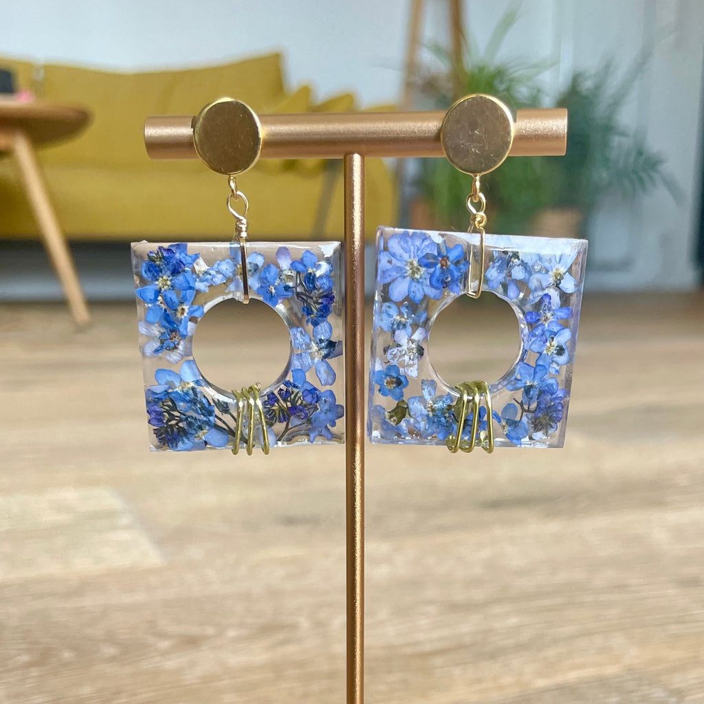 ◐ Boucles d’oreilles Éclipse - Dorées
