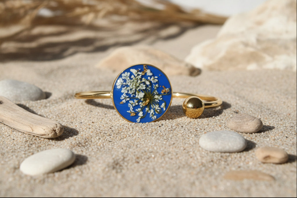 Bracelet jonc - Carotte sauvage