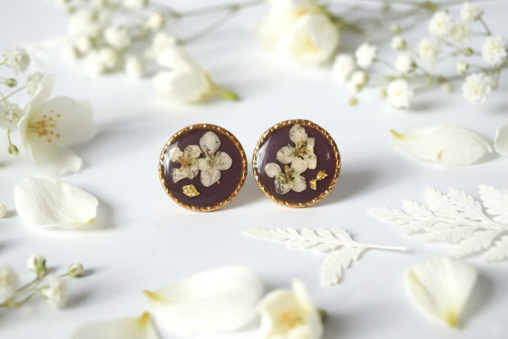 Boucles d'oreilles puces - Alysse & Prune