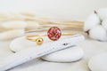 Bracelet jonc - Carotte sauvage (rouge)