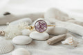 Bracelet jonc - Verveine & Mauve