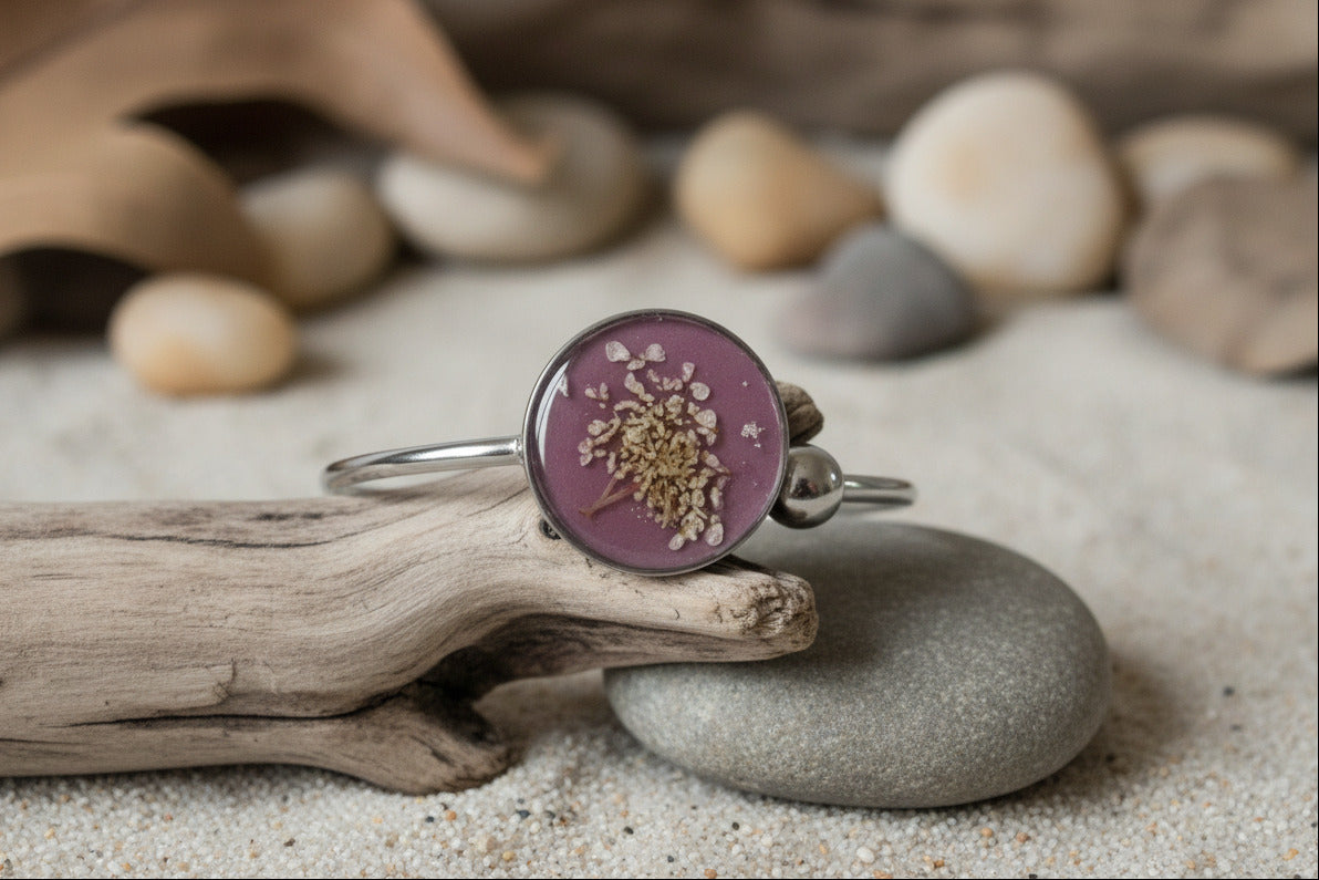Bracelet jonc - Carotte sauvage
