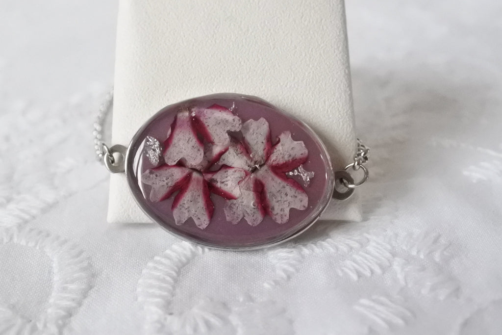 Bracelet réglable - Fleurs de verveine