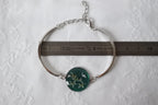 Bracelet réglable semi-rigide - Fleurs d'Euphorbe