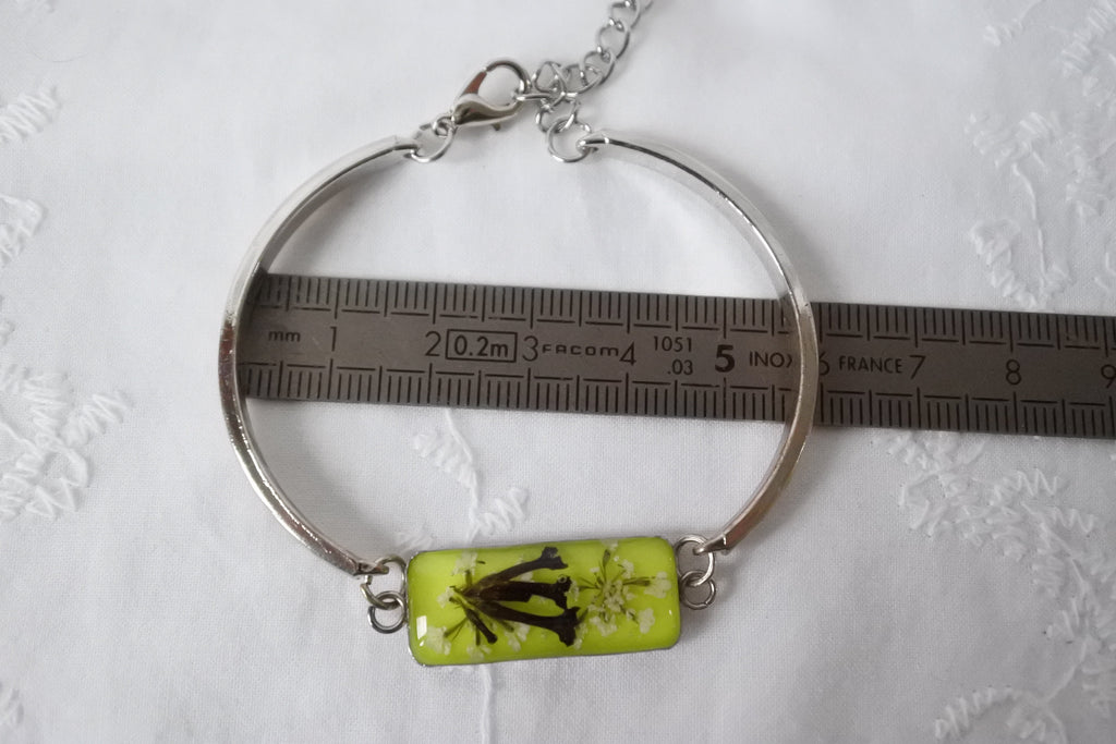 Bracelet réglable semi-rigide phosphorescent
