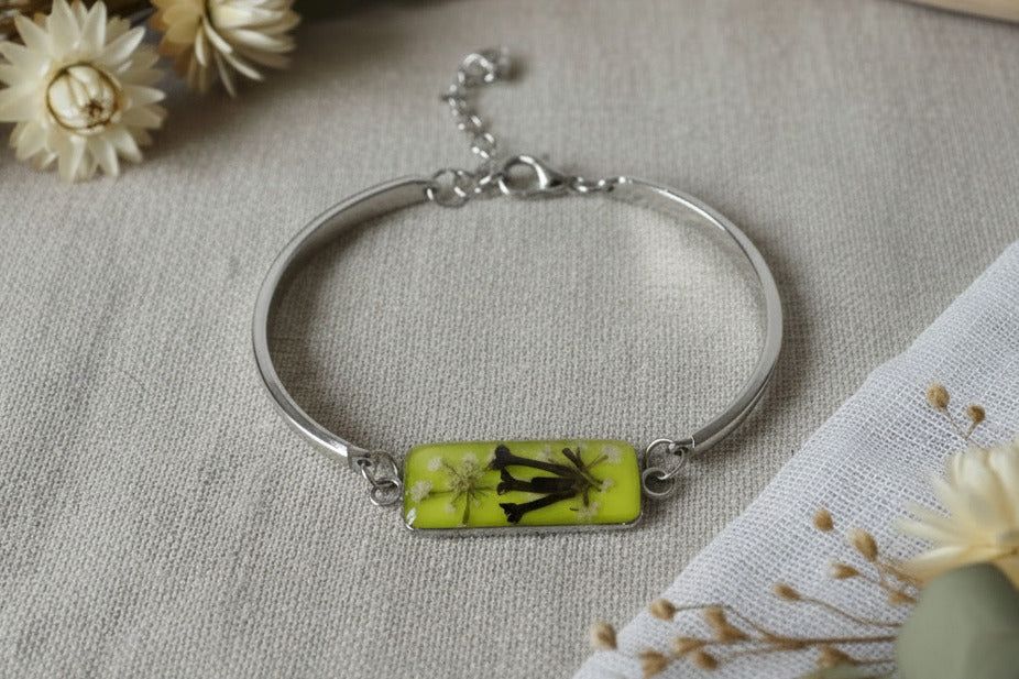 Bracelet réglable semi-rigide phosphorescent