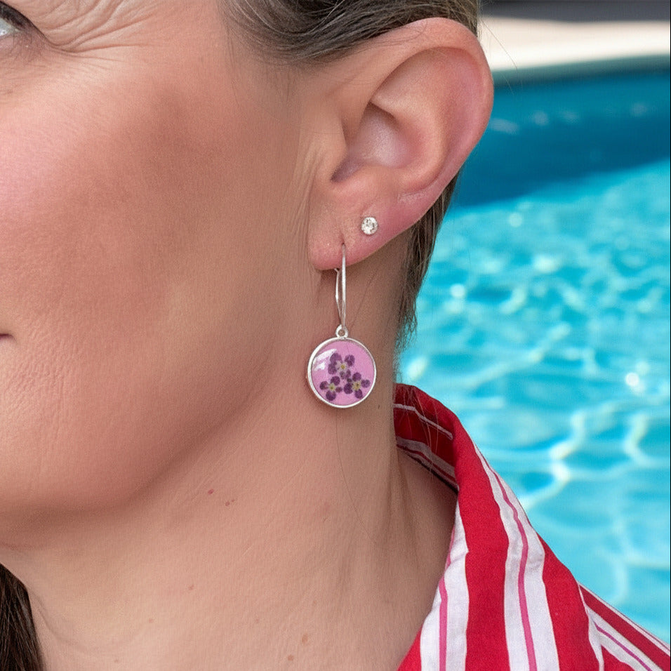 Boucles d'oreilles Halo Argent - Collection Chroma