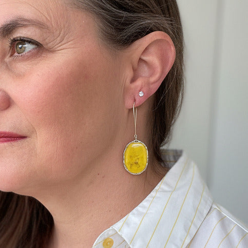 Boucles d'oreilles Zénith Argenté - Collection Chroma