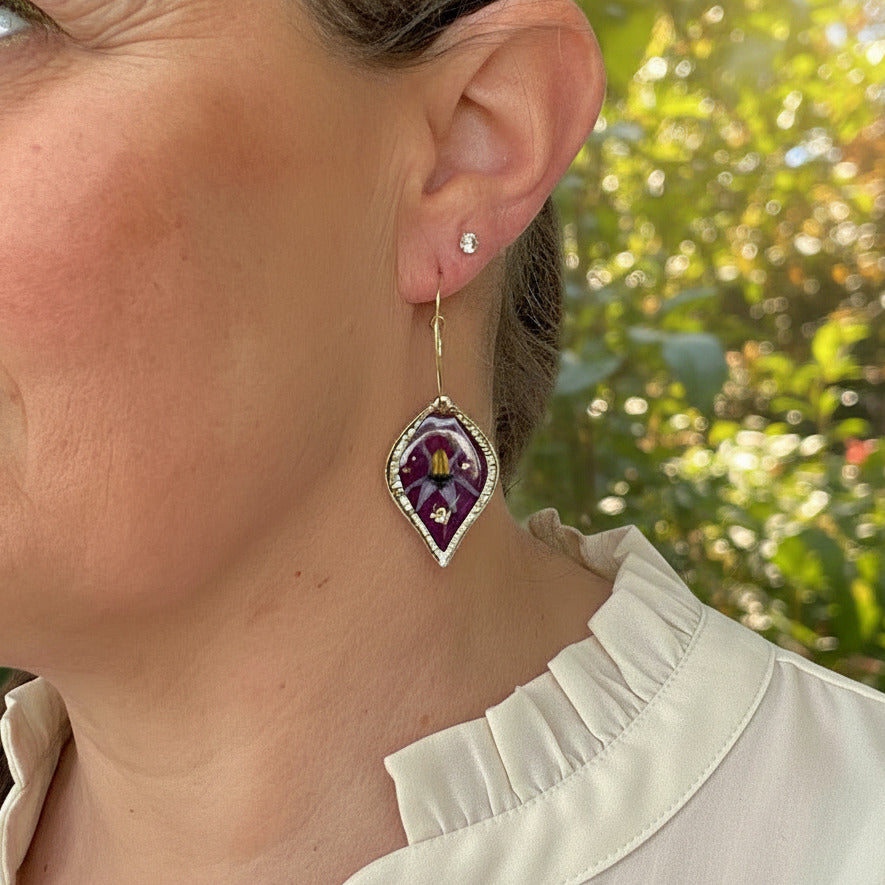 Boucles d'oreilles Halo Goutte - Collection Chroma