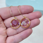 Boucles d'oreilles Halo Doré - Collection Chroma