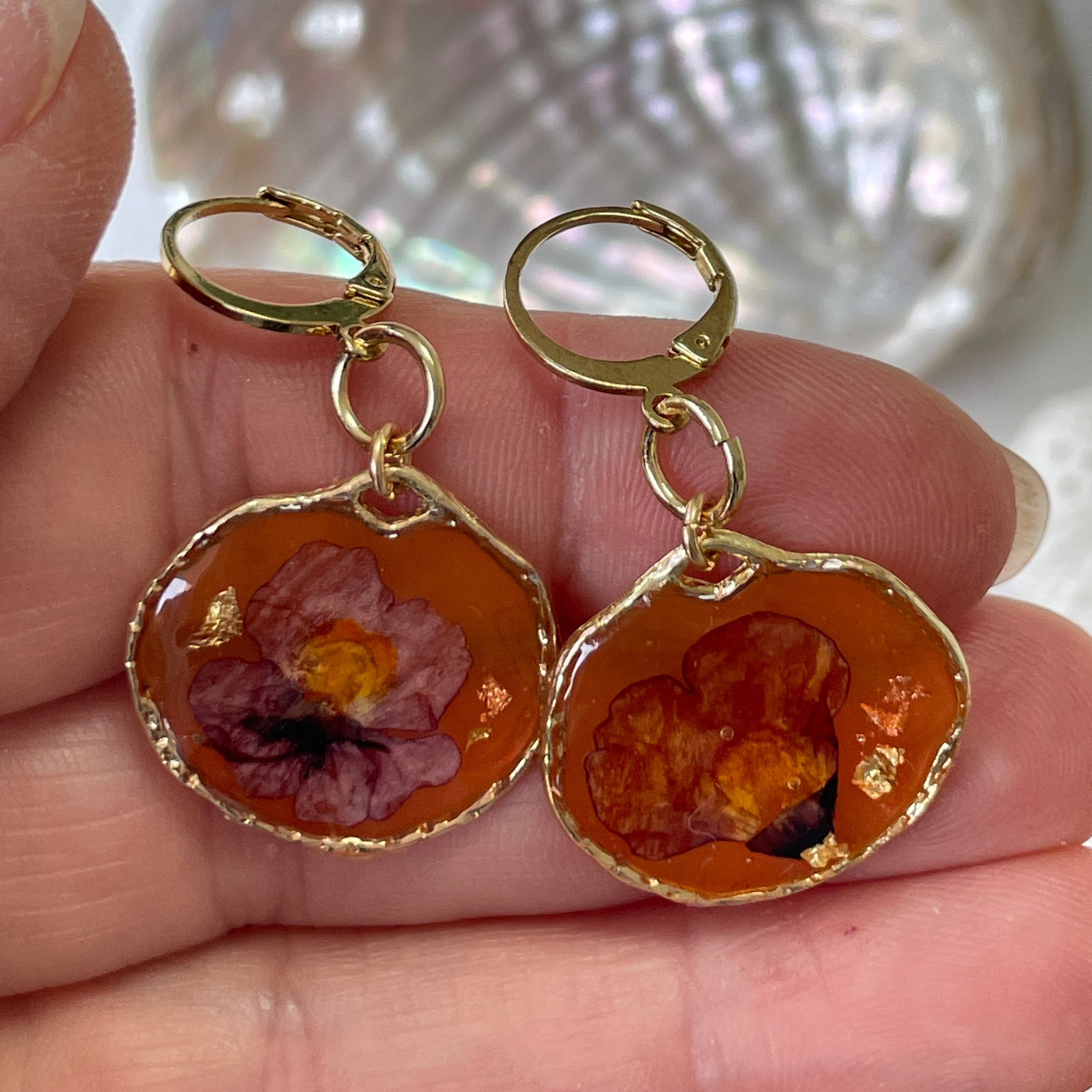 Boucles d'oreilles Eclat Solaire - Collection Chroma
