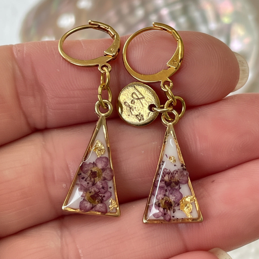 Boucles d'oreilles Eclat Doré - Collection Chroma
