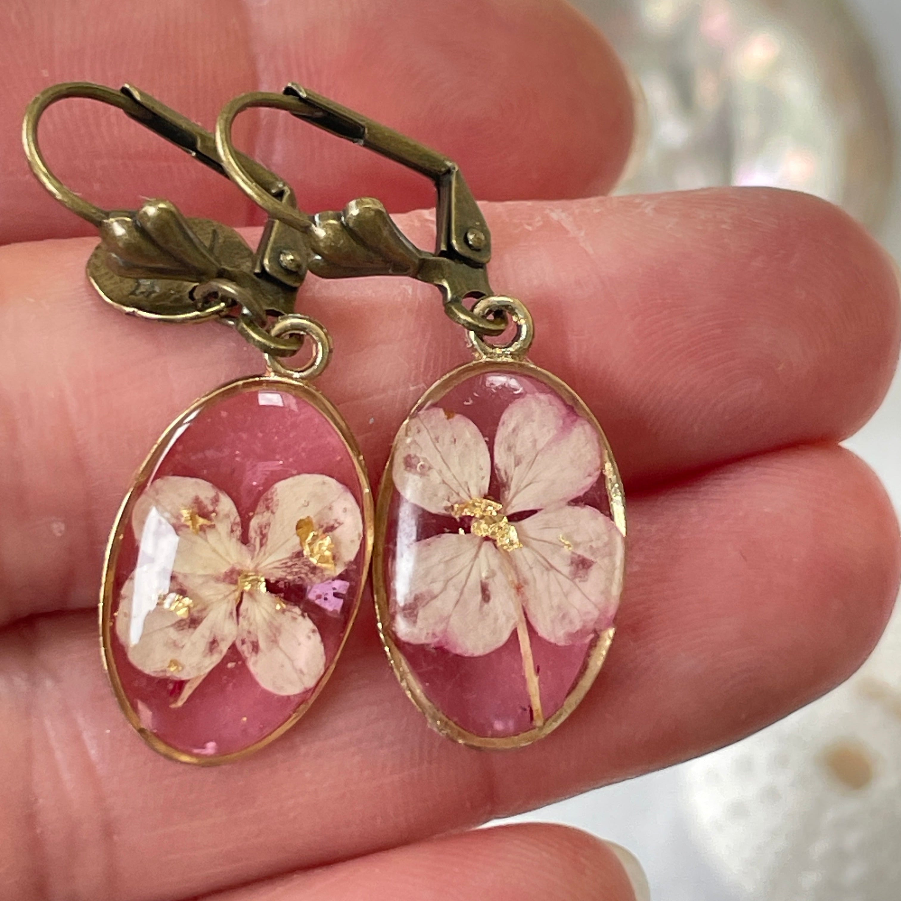 Boucles d'oreilles Eclat Bronze Ovale - Collection Chroma
