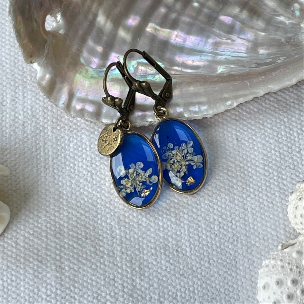 Boucles d'oreilles Eclat Bronze Ovale - Collection Chroma