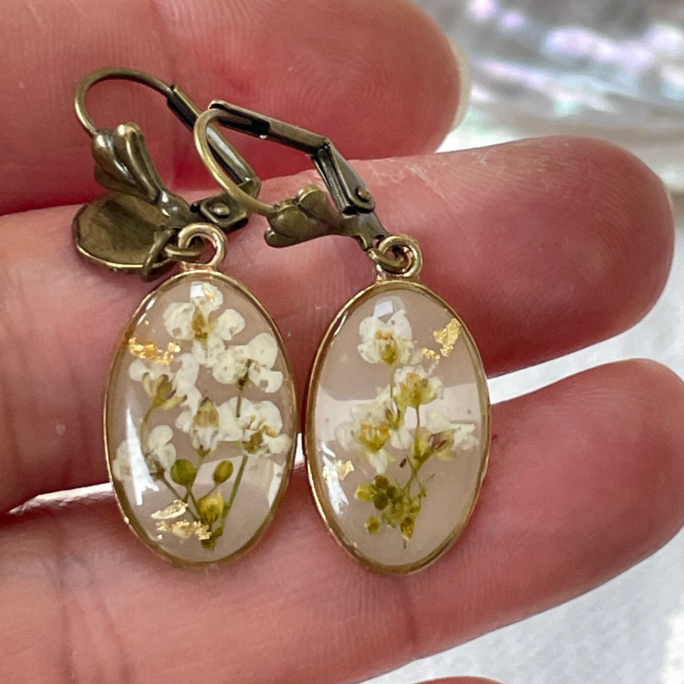 Boucles d'oreilles Eclat Bronze Ovale - Collection Chroma
