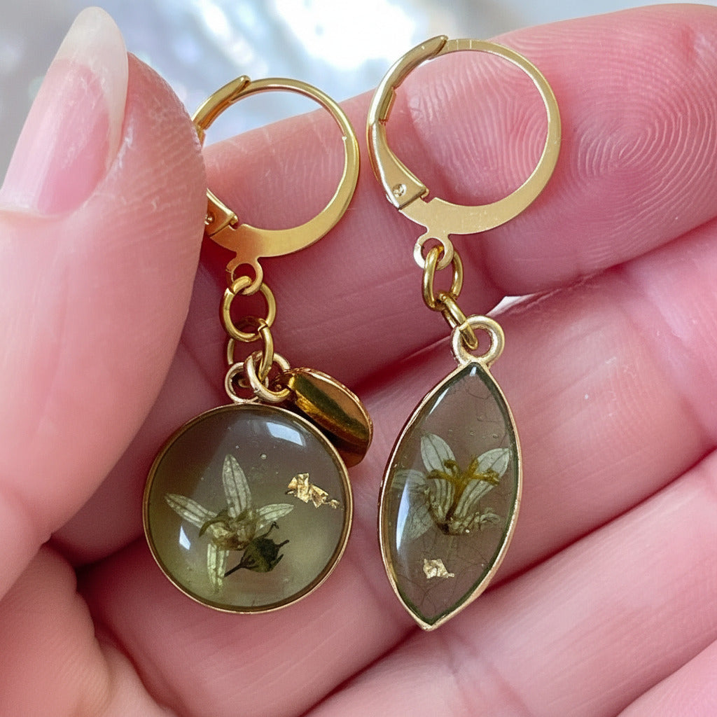 Boucles d'oreilles Eclat Doré - Collection Chroma