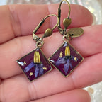 Boucles d'oreilles Eclat Bronze Carré - Collection Chroma