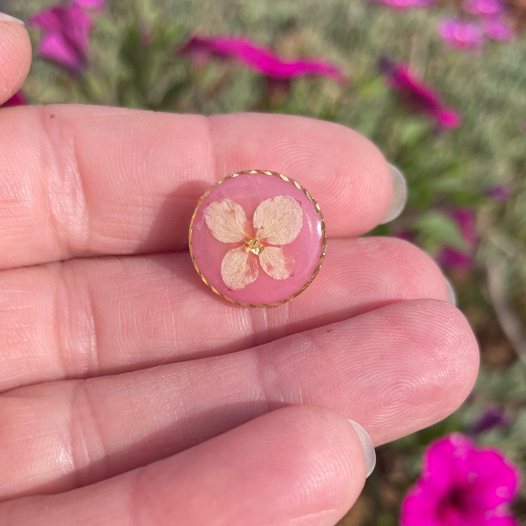 Pin’s botaniques Dorés – Collection Chroma