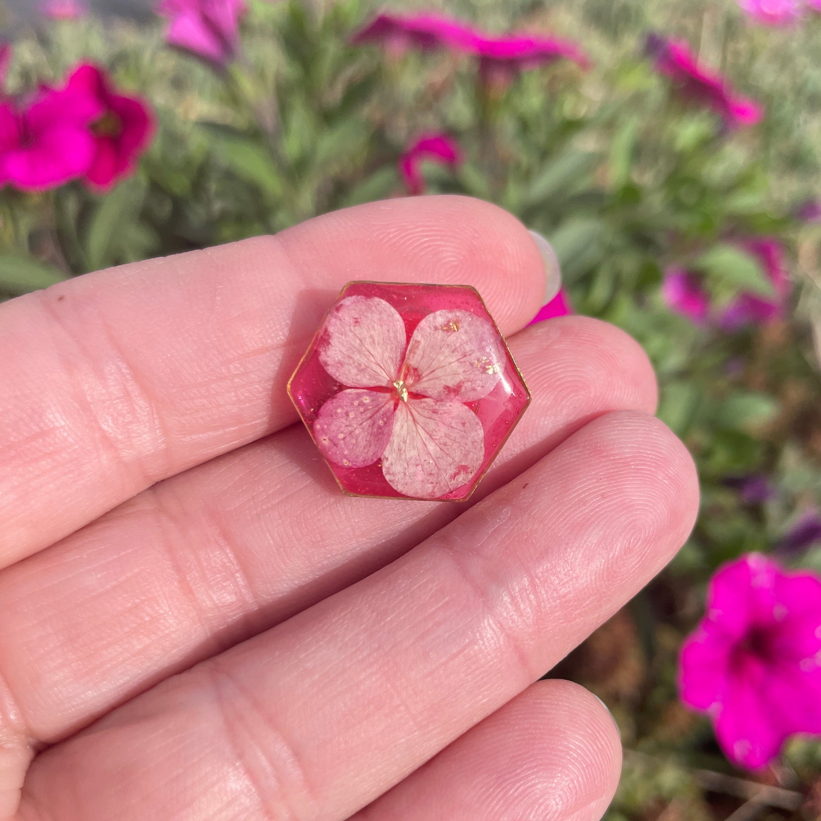 Pin’s botaniques Dorés – Collection Chroma