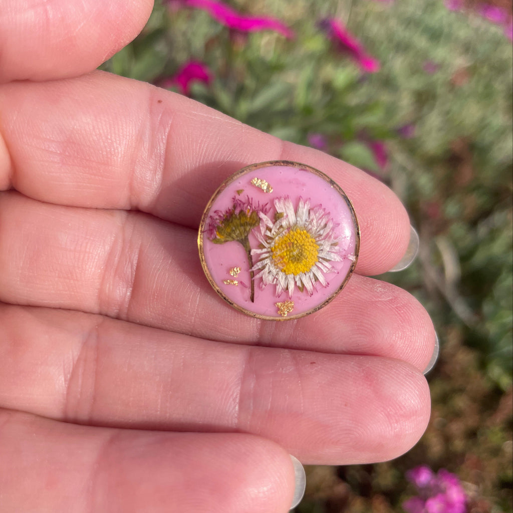 Pin’s botaniques Dorés – Collection Chroma