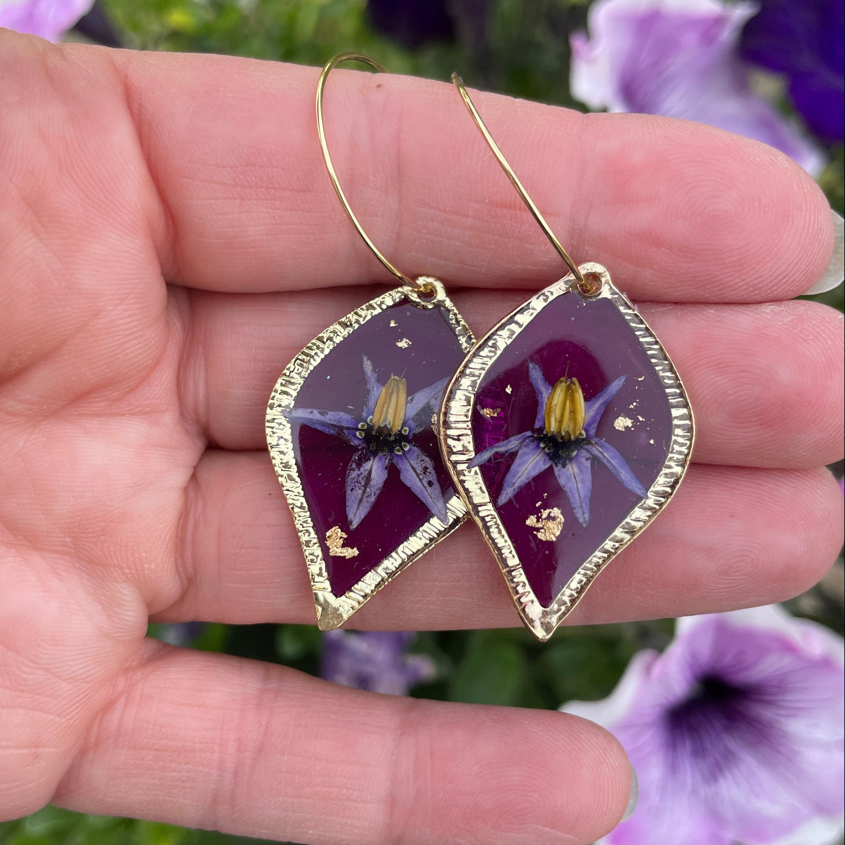 Boucles d'oreilles Halo Goutte - Collection Chroma