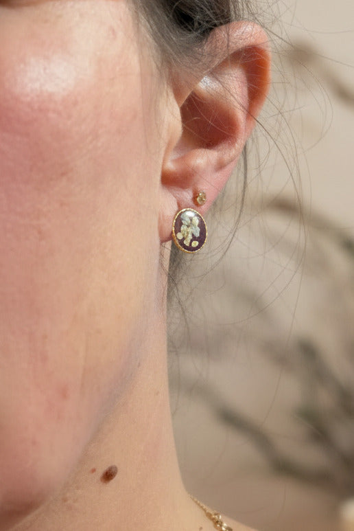 Boucles d'oreilles puces - Alysse & Prune