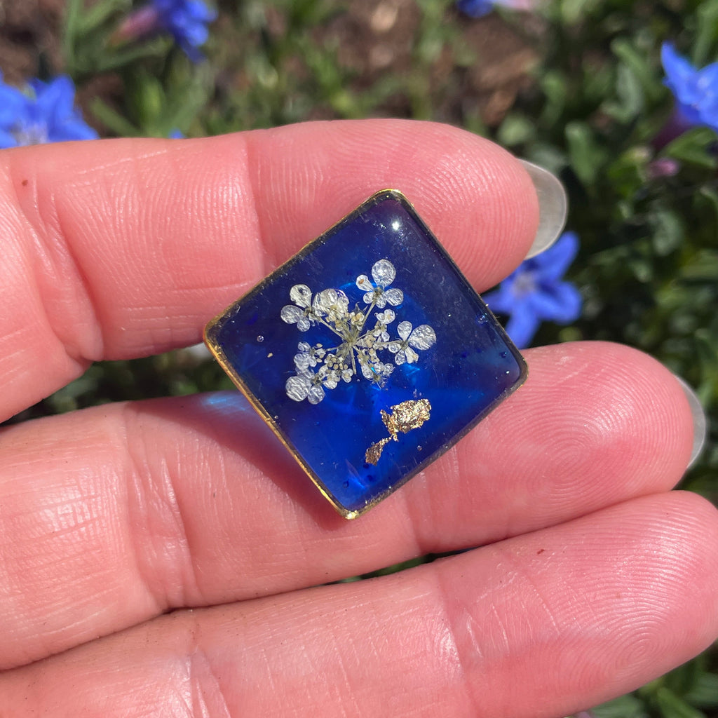 Pin’s botaniques Dorés – Collection Chroma