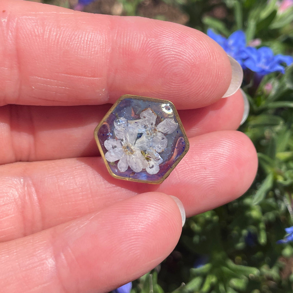 Pin’s botaniques Dorés – Collection Chroma