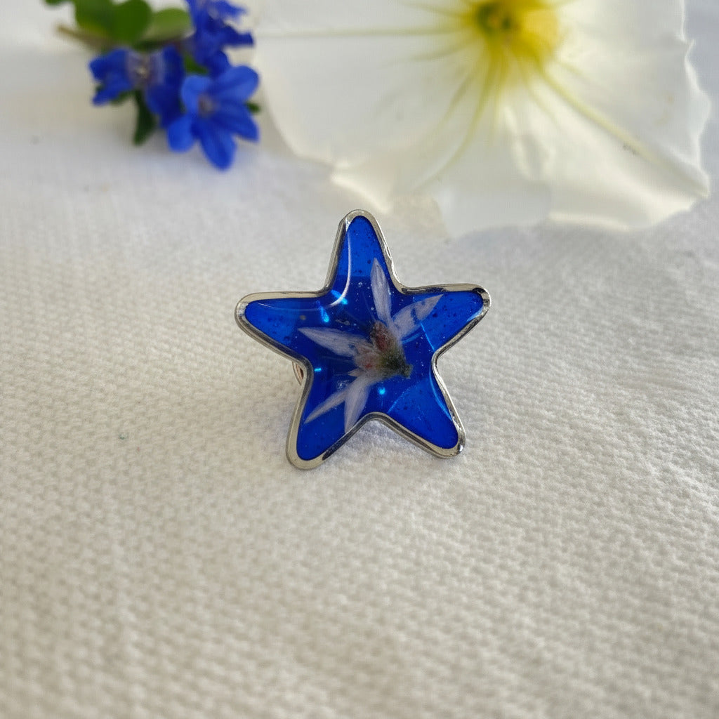 Pin’s botaniques Argentés – Collection Chroma