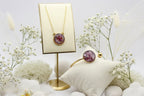 Bracelet jonc - Verveine & Mauve