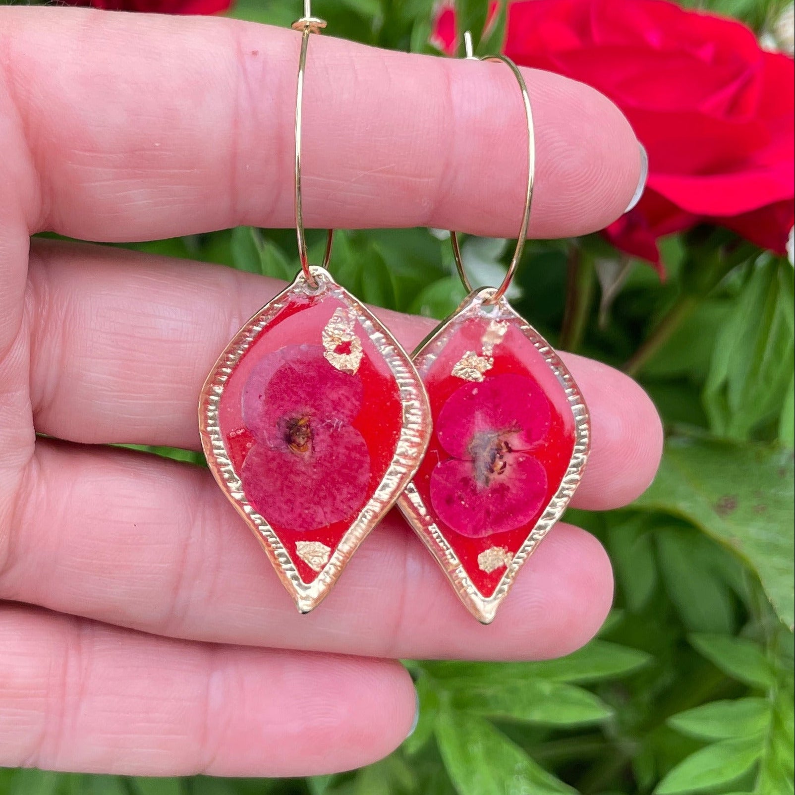 Boucles d'oreilles Halo Goutte - Collection Chroma