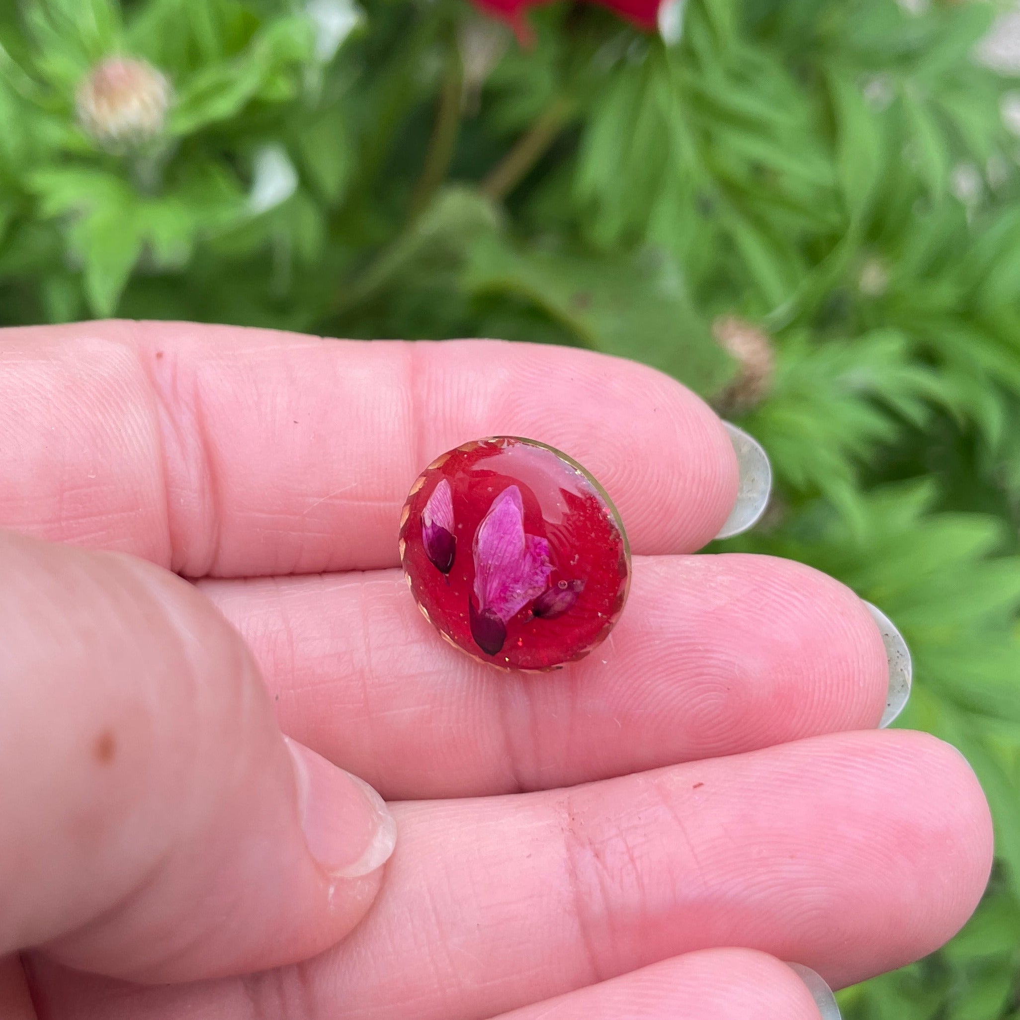 Pin’s botaniques Dorés – Collection Chroma