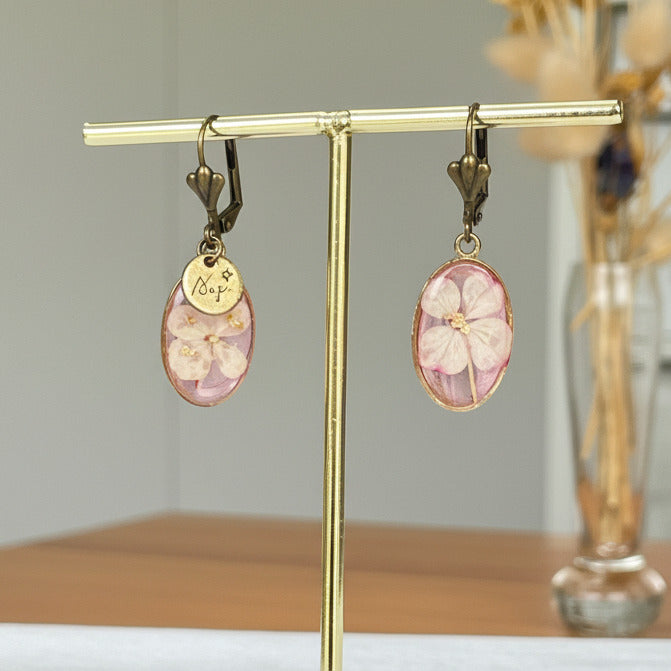 Boucles d'oreilles Eclat Bronze Ovale - Collection Chroma