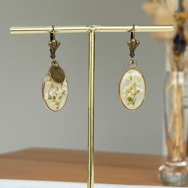 Boucles d'oreilles Eclat Bronze Ovale - Collection Chroma