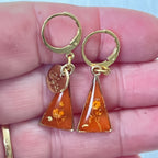 Boucles d'oreilles Eclat Doré - Collection Chroma