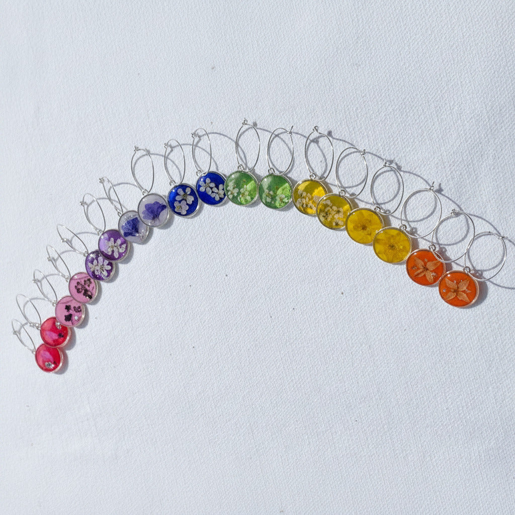 Boucles d'oreilles Halo Argent - Collection Chroma