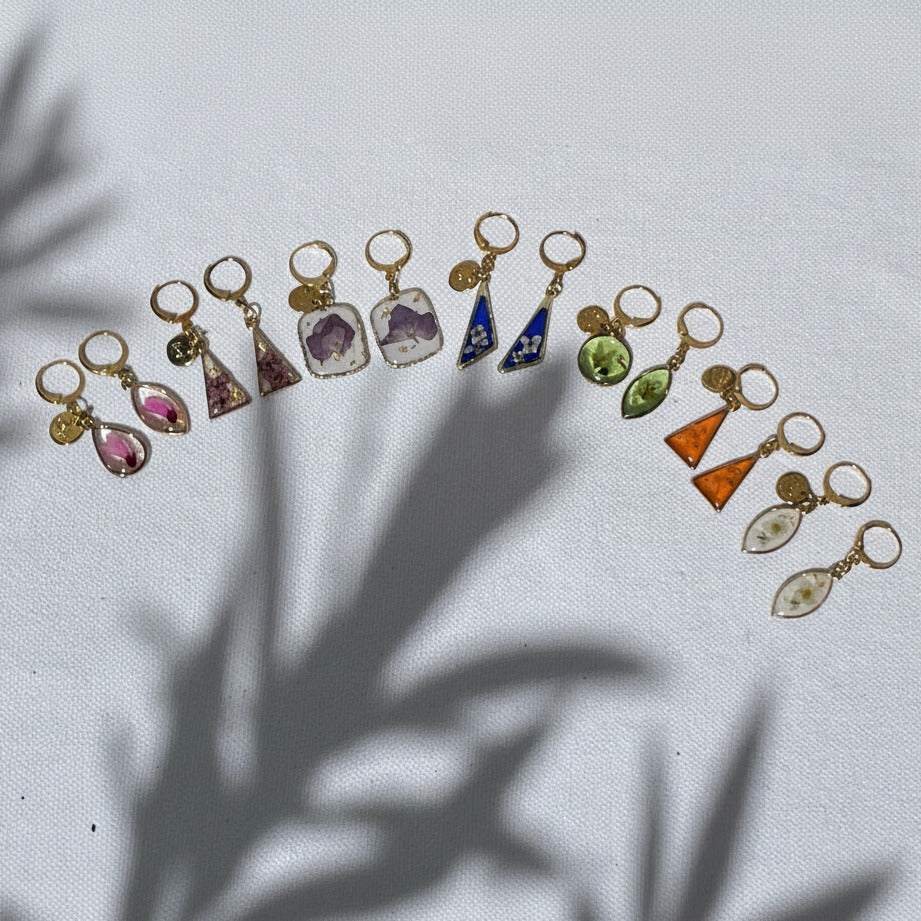 Boucles d'oreilles Eclat Doré - Collection Chroma