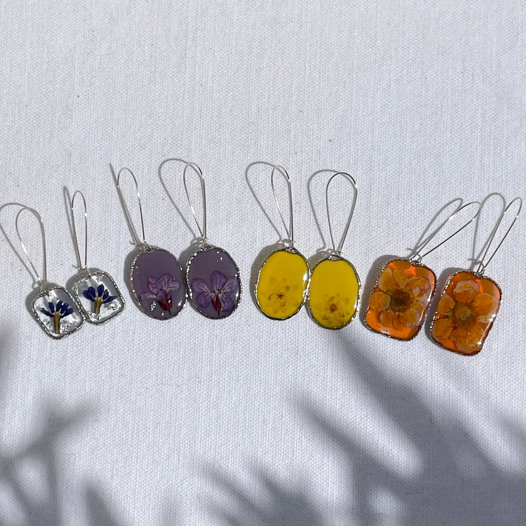Boucles d'oreilles Zénith Argenté - Collection Chroma