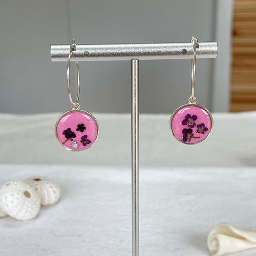 Boucles d'oreilles Halo Argent - Collection Chroma